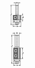 HM KEERMESKANTENFREES B19 RECHT 19mm SL=30