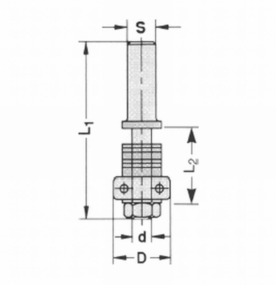 SPINDEL OPNAME 6.35MM + LAGER 15.9 D-1  24443-0-0800