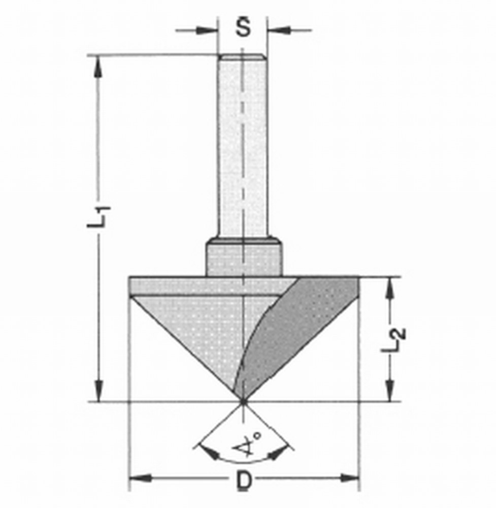 HM V-GROEFFREES 40mm 90 GRADEN Z=1 24263-5-40045 C6