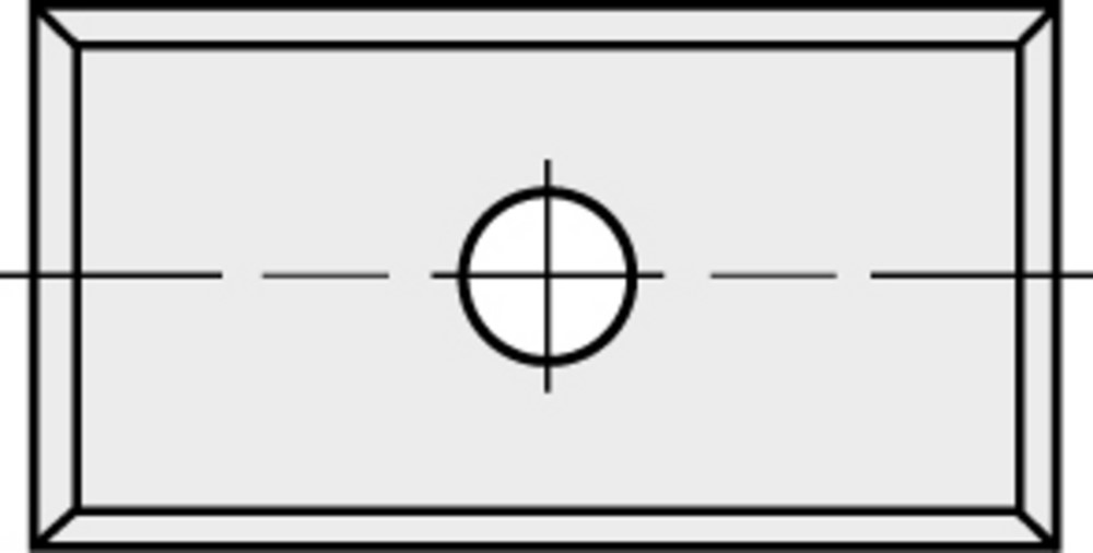 KEERMES 10,5x10,5x1.5mm 4-ZIJDIG D17 72020-6-01010