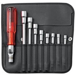 PB 226 SOKSLEUTELSET 9 DELIG IN ETUI 5.5-13 MM.