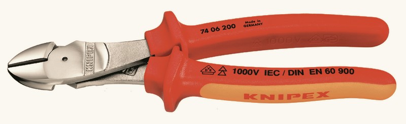 KNIPEX 7406-180 ZIJSNIJTANG VDE GEISO.