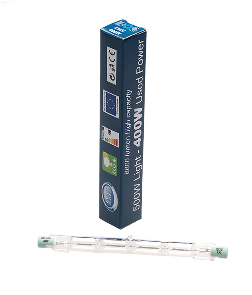 HALOGEENLAMP VERSTERKT 400 WATT ENERGIEZUINIG