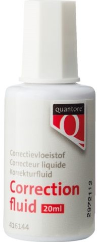 QUANTORE CORRECTIEVLOEISTOF MET BORSTEL flacon 20ml