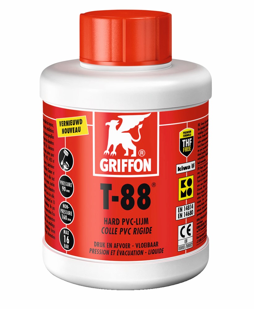 GRIFFON HARD PVC LIJM T-88 KIWA BUS A 250 ML.