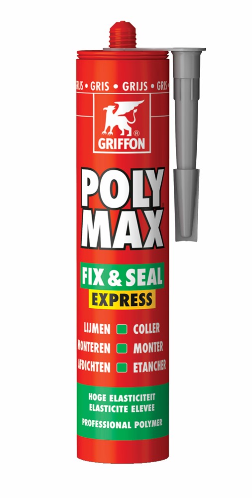 GRIFFON POLYMAX FIX&SEAL EXPRESS GRIJS koker 425 gr.