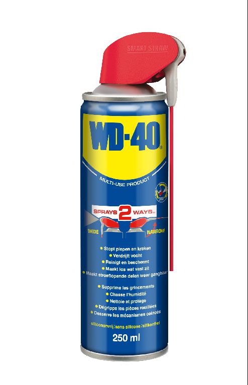 WD40 MULTI-SPRAY SMART STRAW spuitbus a 250 ml.