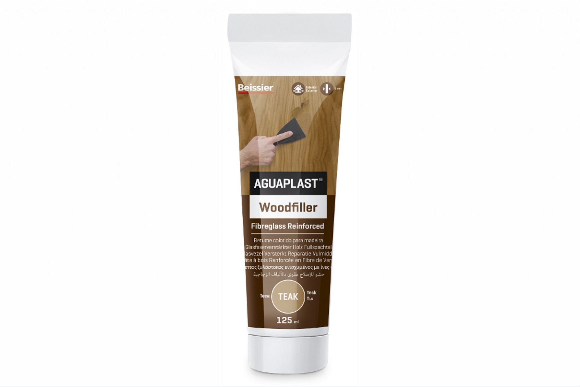 AGUAPLAST WOODFILLER TEAK tube a 125 ml