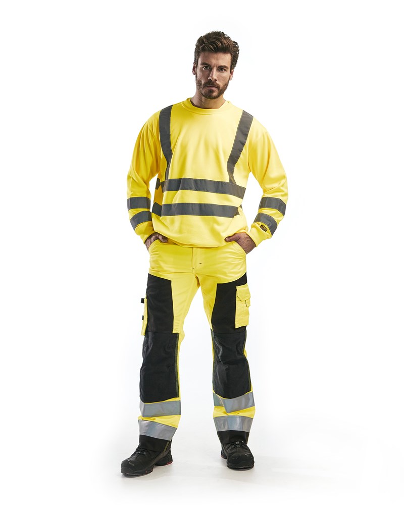 Blklder/Werkbroek High Vis zonder spijkerzakken/1566/High Vis Geel/Z