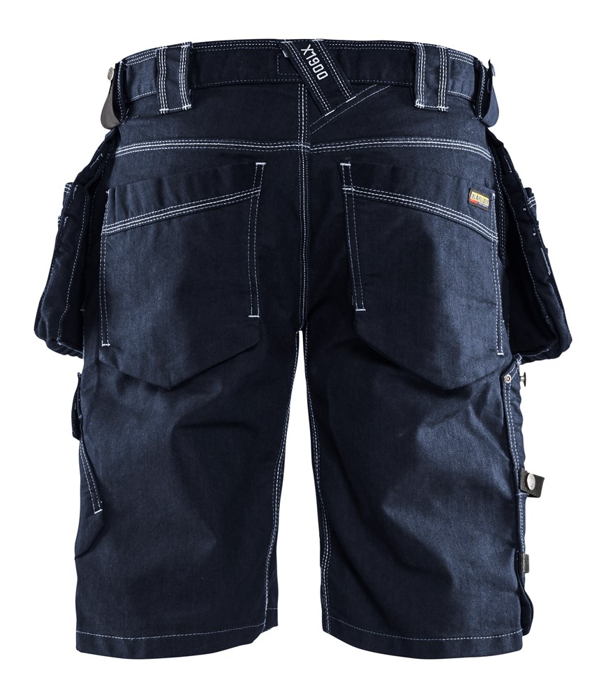 Blklder/Short denim stretch X1900/1992/Marineblauw/Zwart/C50