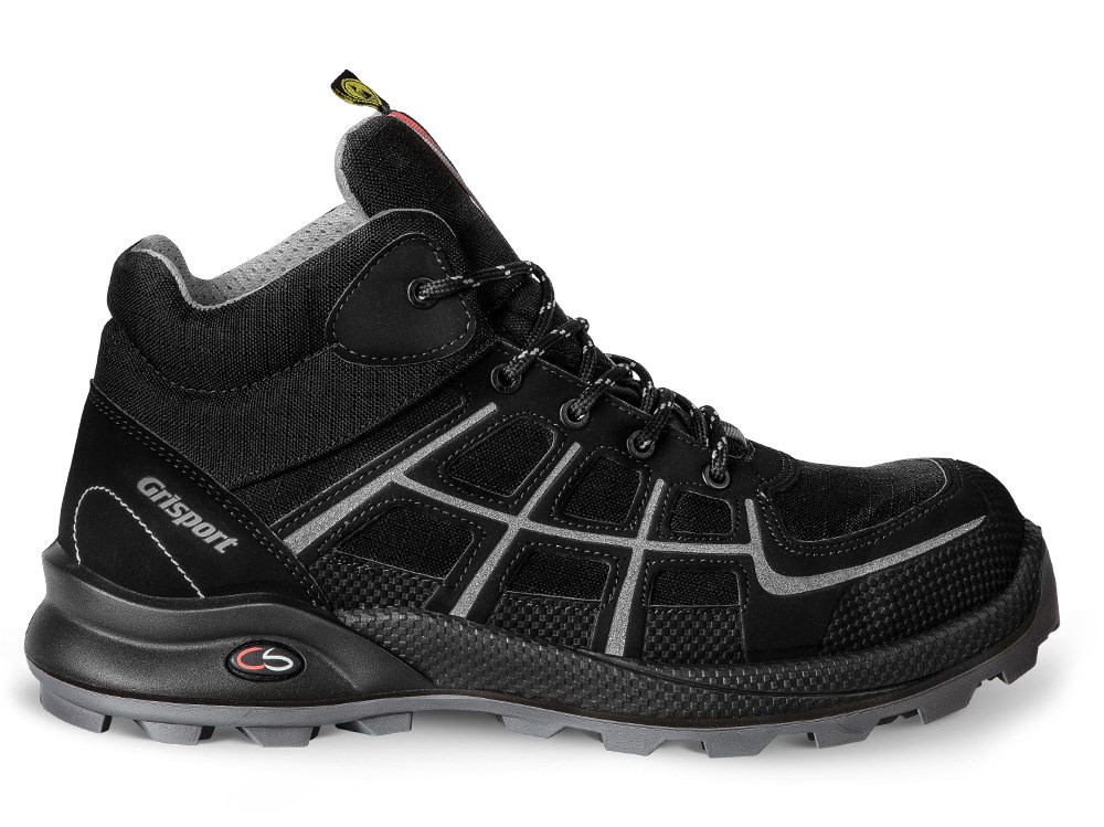 GRISPORT S3 NORDIC CROSS SAFETY BLACK SILVER HOOG 41