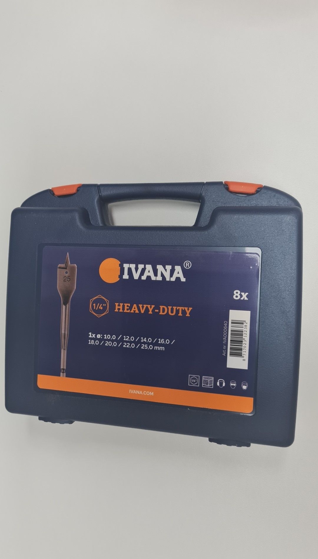 IVANA HEAVY DUTY SPEEDBOORSET 8 DELIG IN KIST