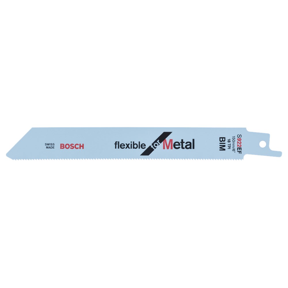 BOSCH RECIPROZAAGBLAD S922EF BLAUW 150mm pak 5 stuks