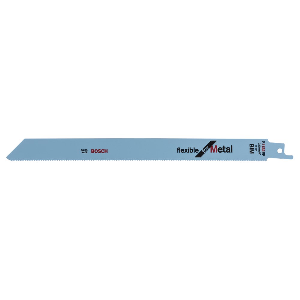 BOSCH RECIPROZAAGBLAD S1122EF BLAUW 225mm pak 5 stuk