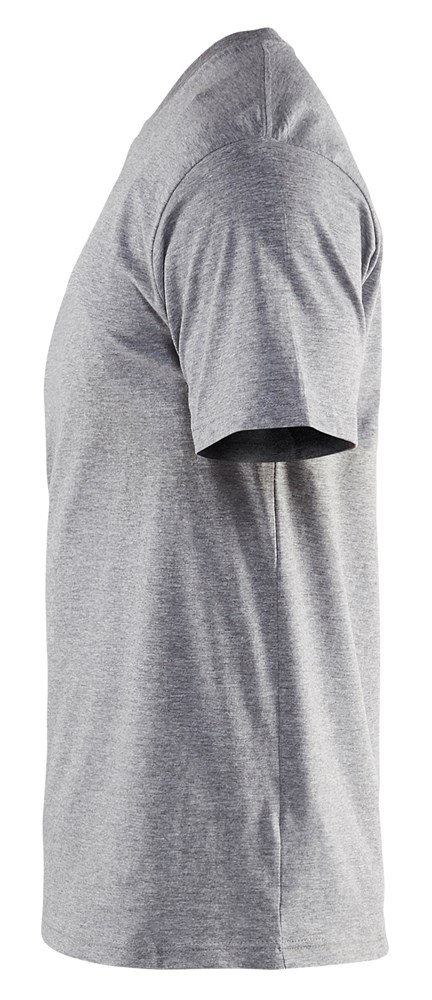 Bl�kl�der/T-Shirt/3300/Grijs M�lee/XXL
