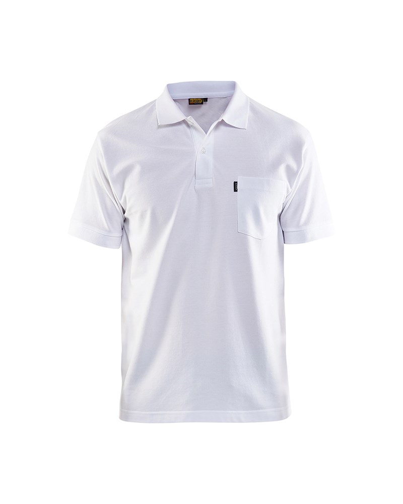 BLAKLADER PIQUE POLO WIT 3305-1035-1000 MT.XL