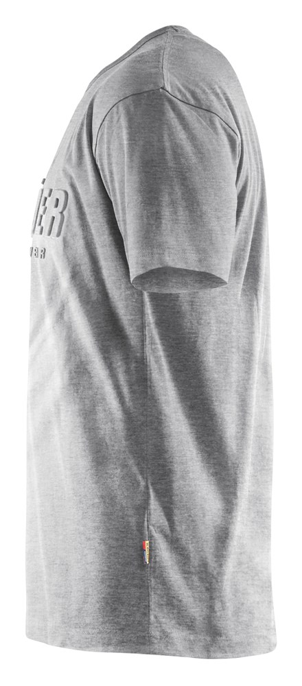 Bl�kl�der/T-shirt 3D/3531/Grijs M�lee/XXL