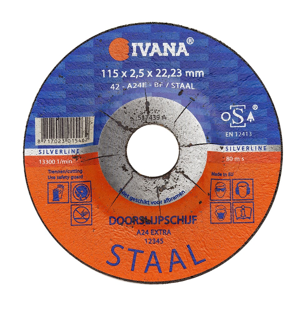 IVANA DOORSLIJPSCHIJF STAAL VLAK 230X3.0X22.2  13492