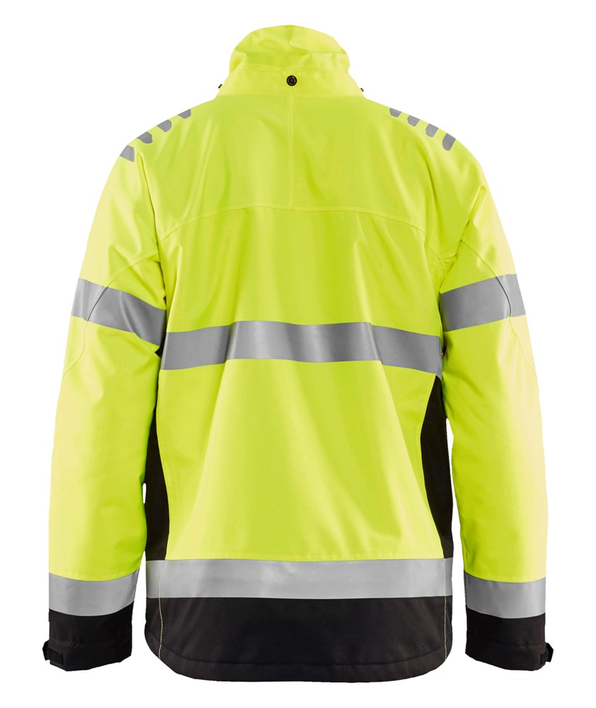 Bl�kl�der/High Vis winterjas/4780/High Vis Geel/Zwart/L