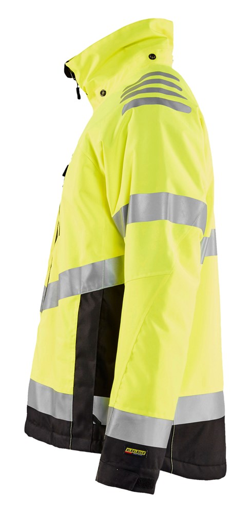 Bl�kl�der/High Vis winterjas/4780/High Vis Geel/Zwart/M