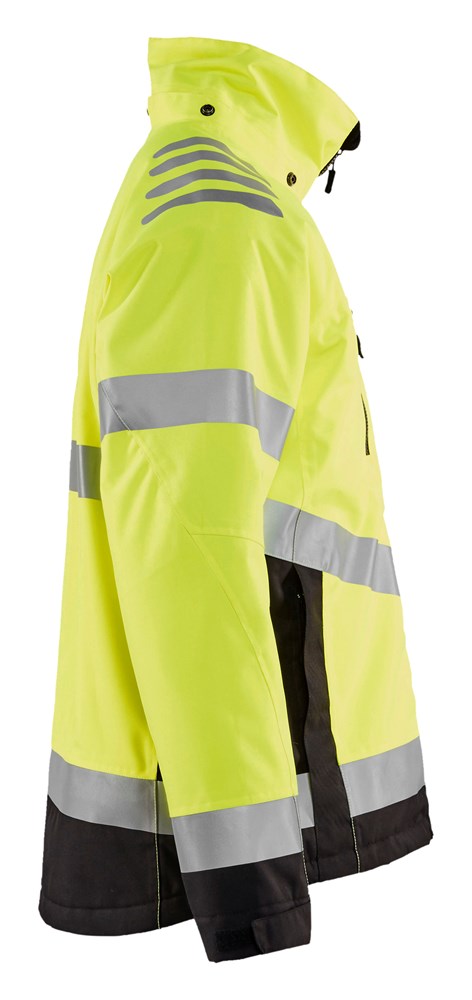 Bl�kl�der/High Vis winterjas/4780/High Vis Geel/Zwart/XL