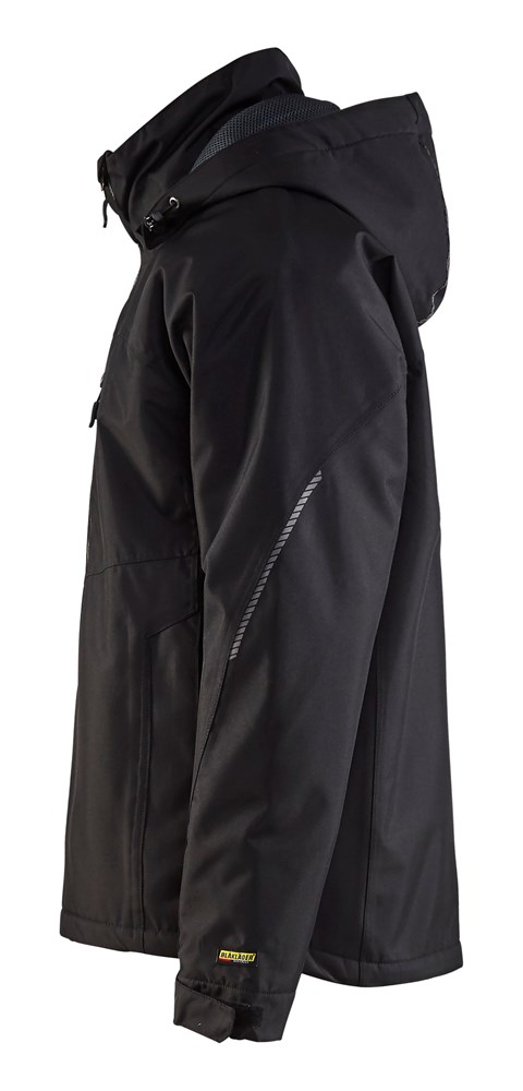 Blklder/Lichtgewicht winterjas/4890/Groen/Zwart/4XL