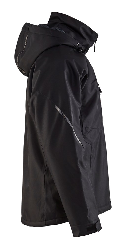 Blklder/Lichtgewicht winterjas/4890/Groen/Zwart/4XL