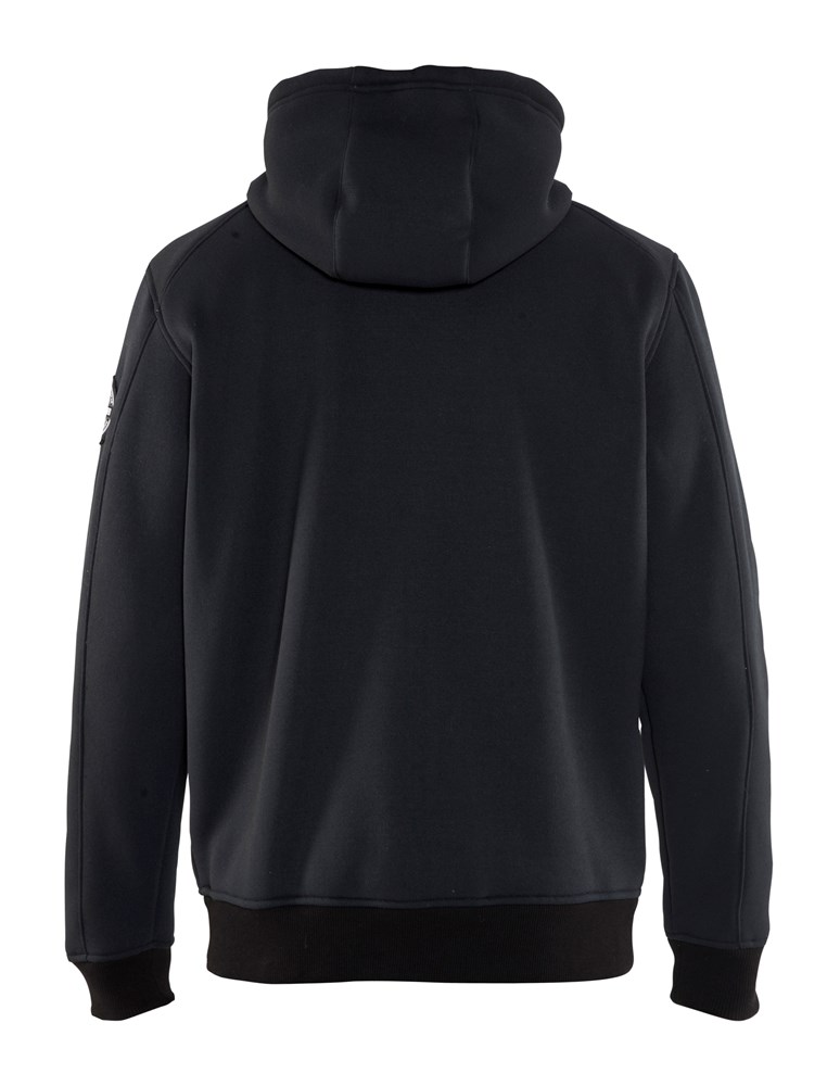 Bl�kl�der/Hoodie met warme voering/4933/Zwart/M