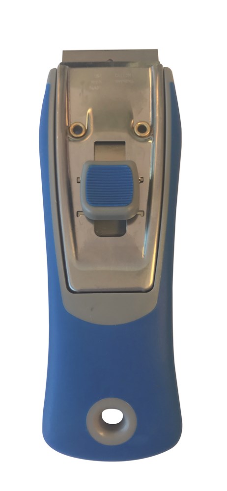 VERF-/GLASSCHRAPER BLAUW SOFTGRIP