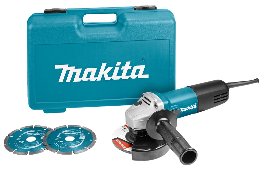 MAKITA HAAKSE SLIJPMACHINE 125mm 9558HNRGK2