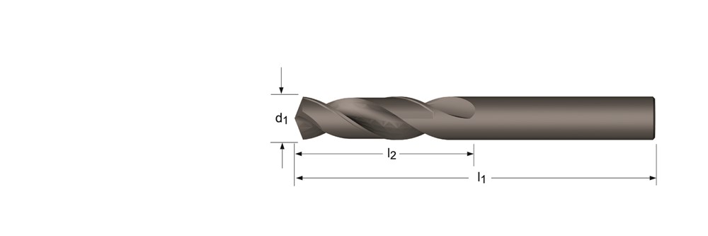 Dormer HSS Stoomontlaten 135A120 Extra korte spiraalboor DIN 1897 :9