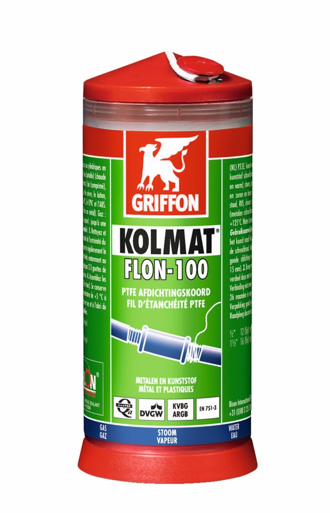 GRIFFON FLON-100 PTFE AFDICHTKOORD DISPENSER 175 MTR