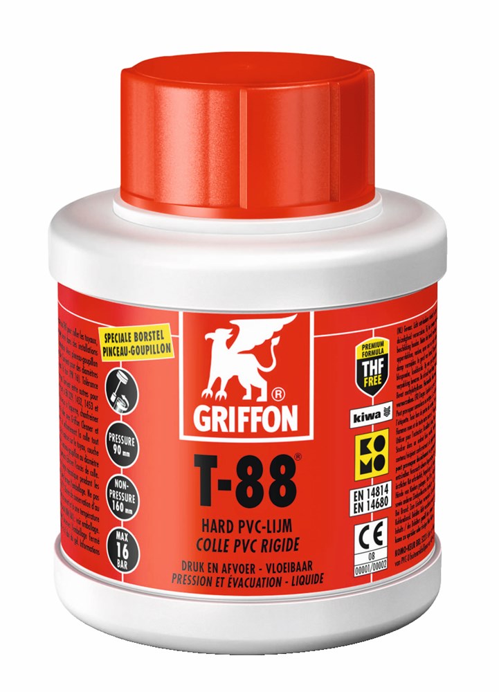 GRIFFON HARD PVC LIJM T-88 KIWA BUS A 100 ML.