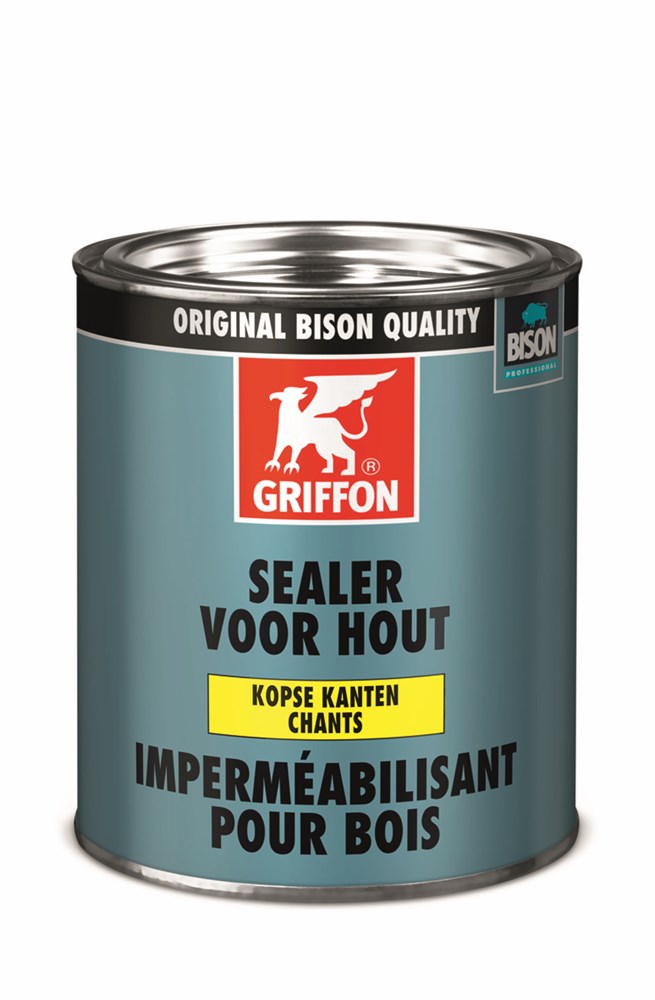 BISON SEALER VOOR HOUT KOPSE KANTEN WIT 750 ML