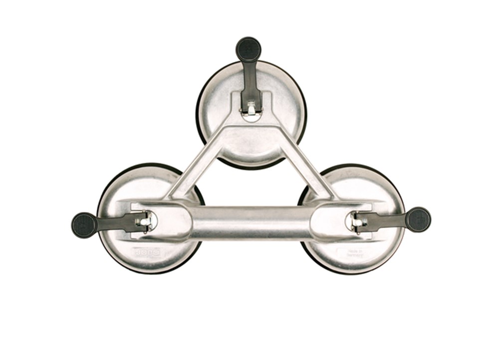 GLASDRAGER ALUMINIUM 3 NAPS SLAU3  ULTRA VLAK