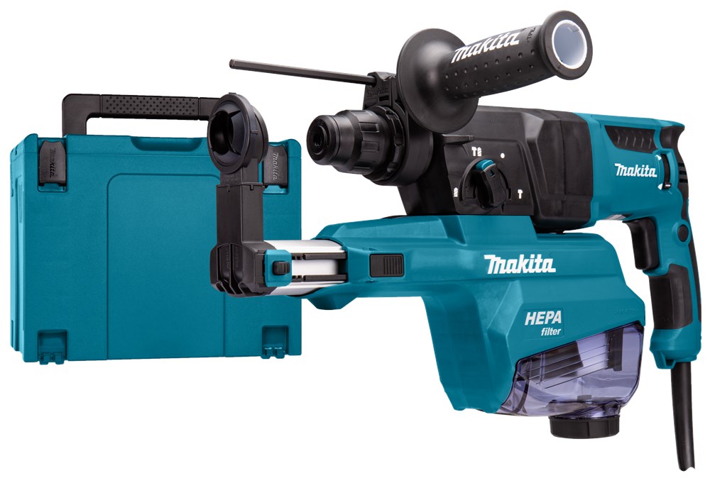 MAKITA COMBIHAMER MET STOFAFZUIGUNIT HR2652J