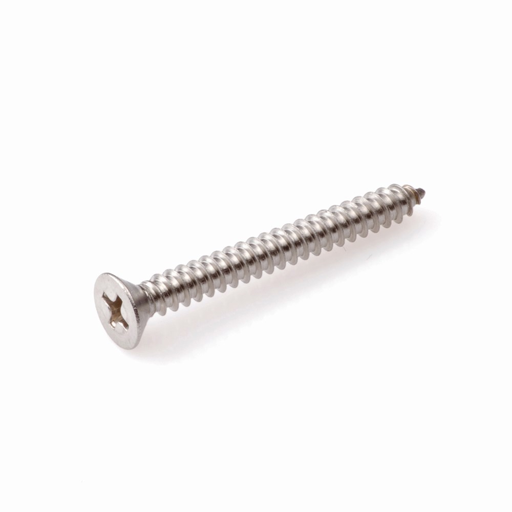 PLAATSCHROEF DIN7982 RVS A2 V.K.K.K. 6.3x50mm