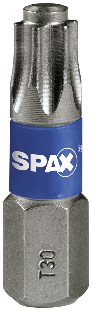 SPAX T-STAR TORXBIT T30x25mm BLAUW blister 5 stuks