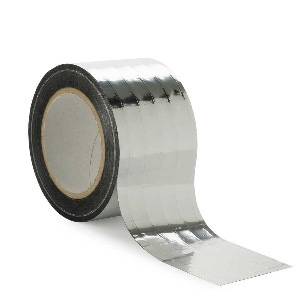 VAST-R FOLIETAPE ALUMINIUM 75mm breed rol 25mtr