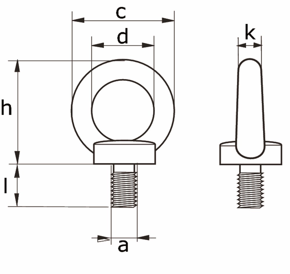 Ringschroef Type 580 M08 vz.