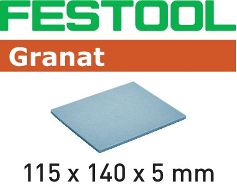 FESTOOL SCHUURPAD GRANAT 115x140x5 MD P280 (20)