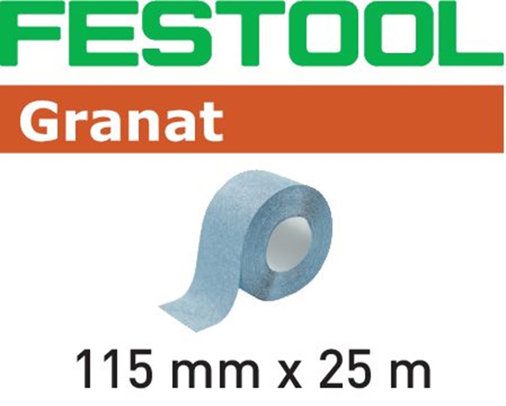 FESTOOL SCHUURROL GRANAT 115x25 mtr P80 201105