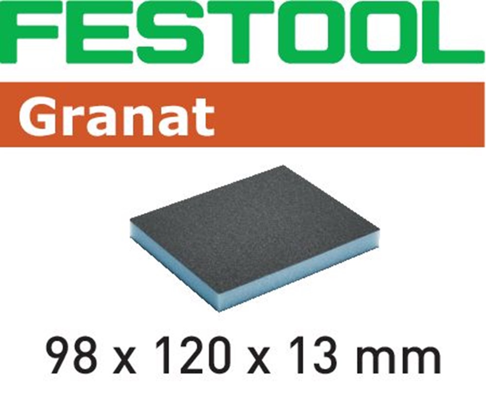 FESTOOL SCHUURSPONS GRANAT 97x120x13 P60 201112