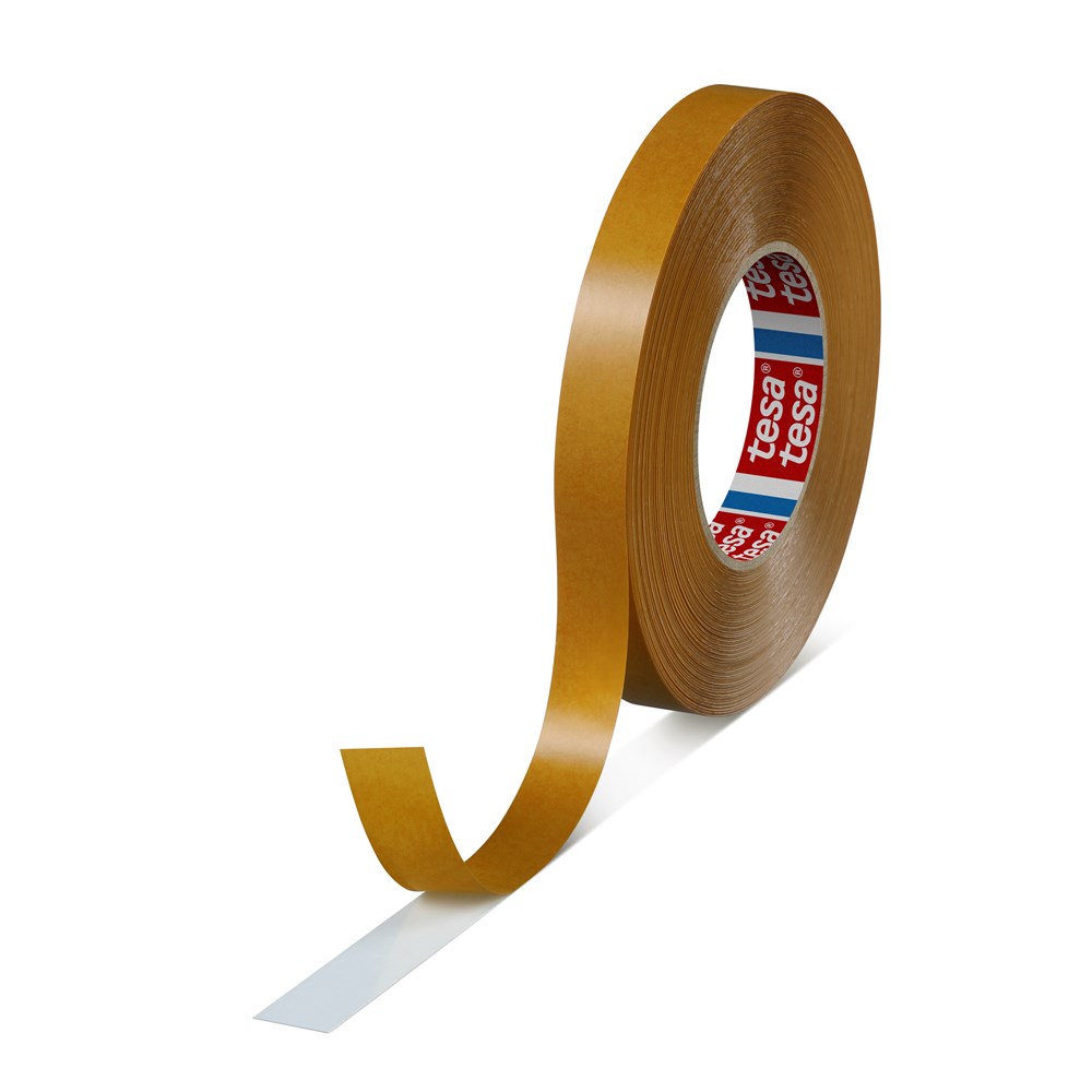 TESA 04970 DUBBELZIJDIG PVC TAPE TRANSP 19mm x 50mtr